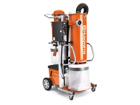 DC 6000 er en effektiv industristøvoppsamler tilpasset de svært produktive Dual Drive Technology™-slipemaskinene